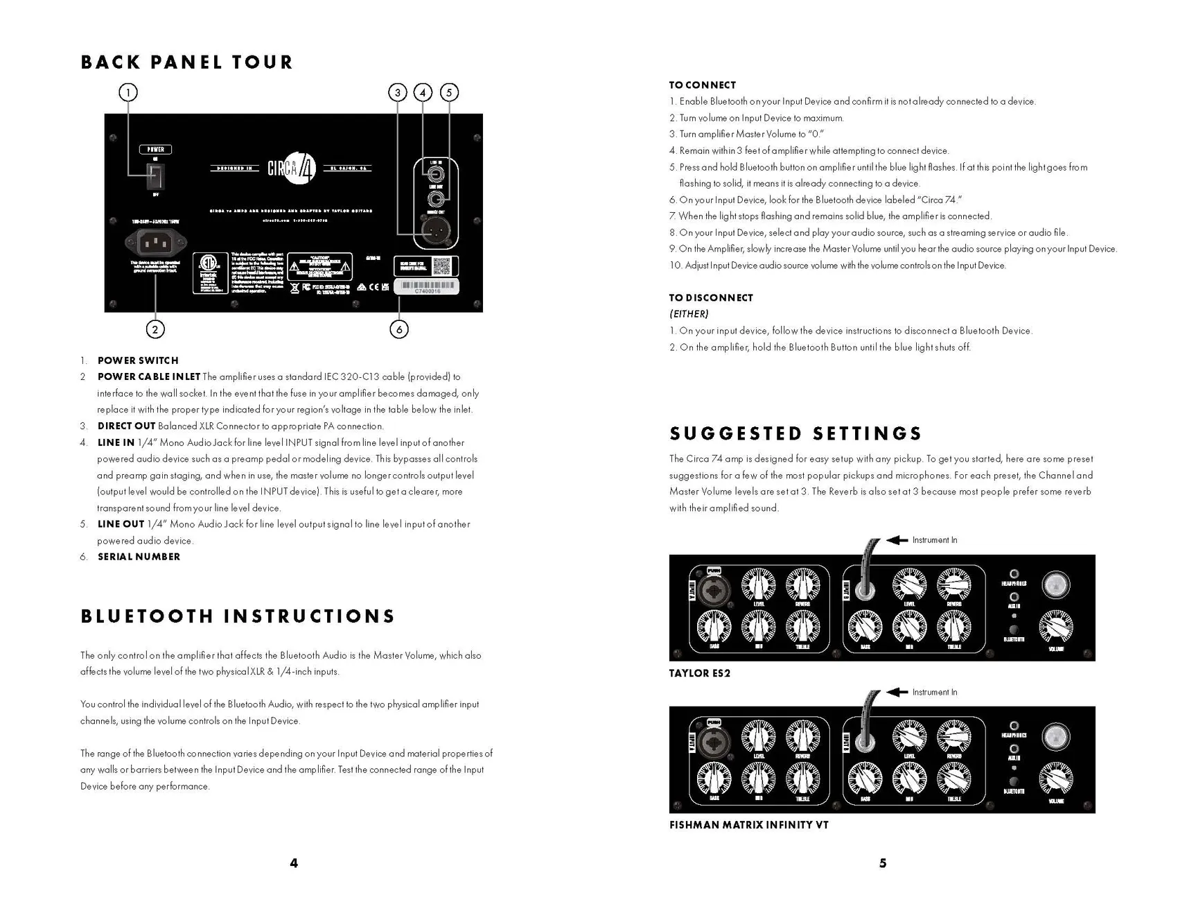 Circa Owners Manual | Taylor Guitars